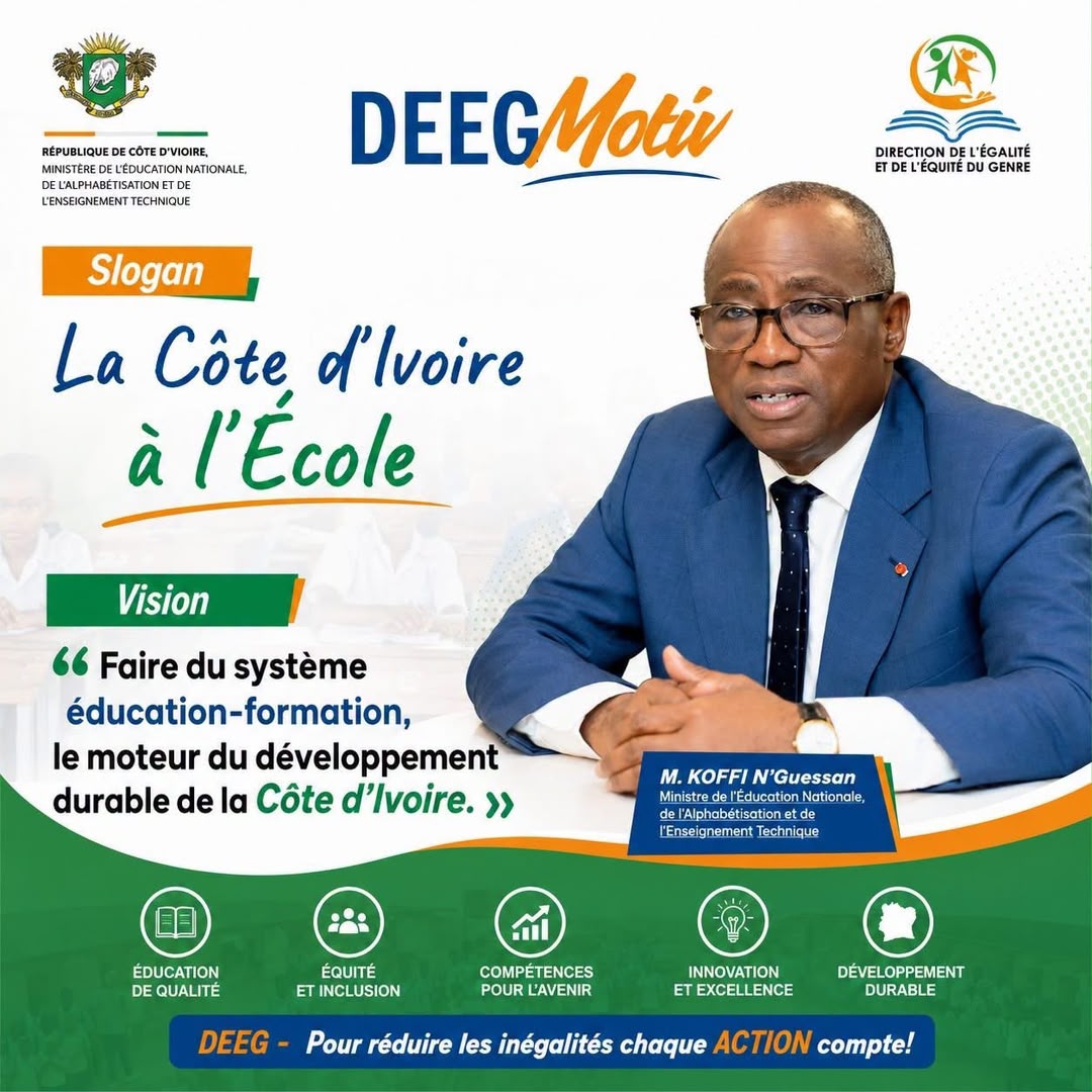 Rentrée scolaire 2026-2027 : le ministre Koffi N’Guessan place la confiance, le mérite et la qualité au cœur de l’école ivoirienne